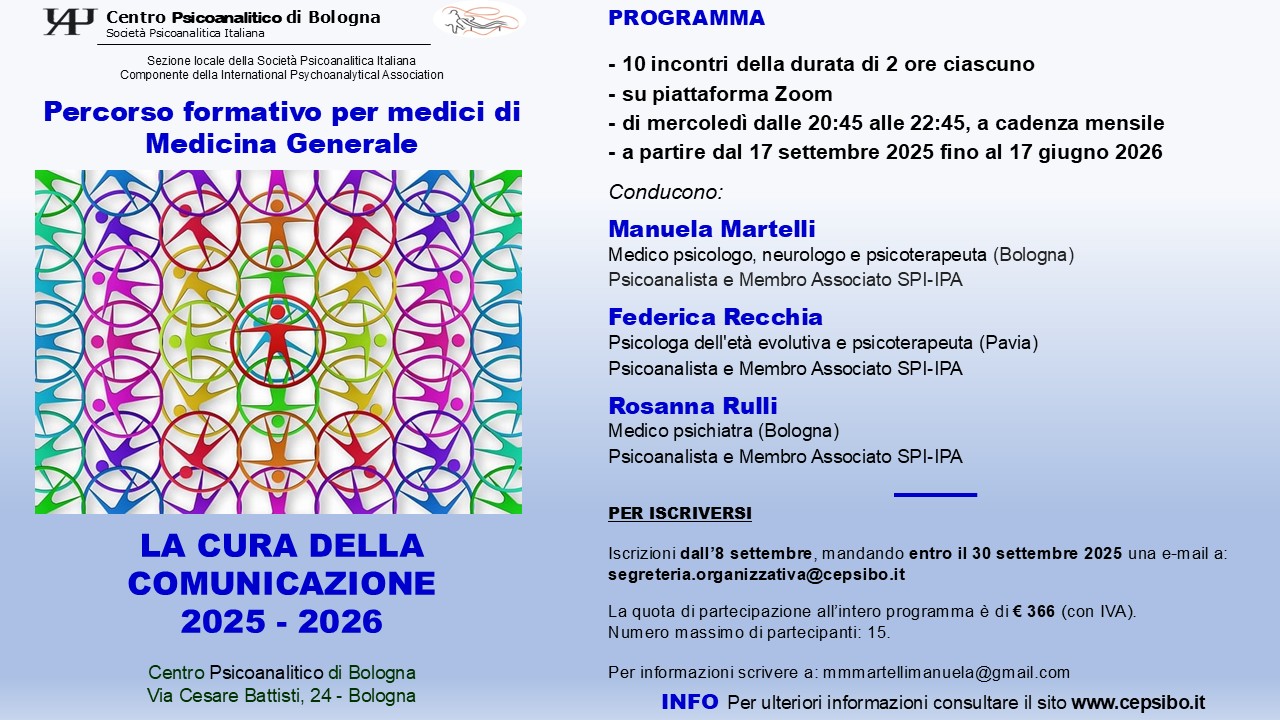 2 LOCANDINA La Cura della Comunicazione CPB 2025 26 A